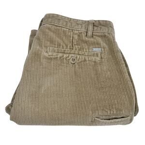 Woolrich Corduroy Pants Mens 34 (35x31 ACTUAL) Khaki Tan Classic Academia Preppy